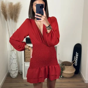 ROBE SMOKE TERRACOTTA MORGANE