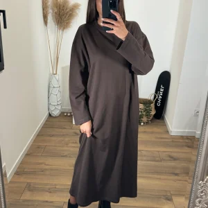 ROBE SWEAT CHOCOLAT MEGANE