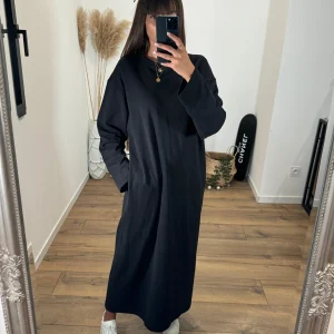 ROBE SWEAT NOIRE MEGANE