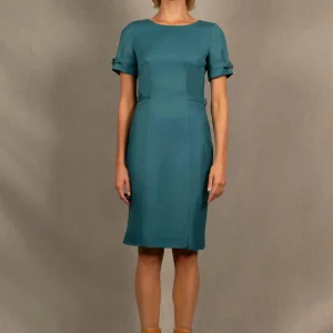 Robe Tailleur en Laine Bleu Pacifique - Soeur -